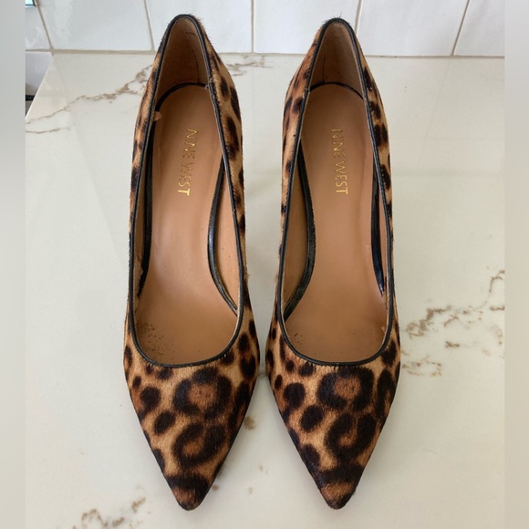 Nine West Shoes - NINE WEST Leopard Hair Print Pumps / Heels Sz 6.5